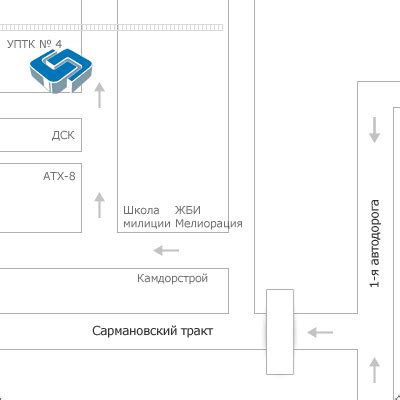 Адреса филиалов