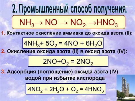 Азотная кислота и ее восстановление