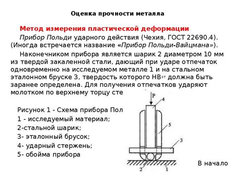 Альтернативные и дополнительные методы измерения прочности металла