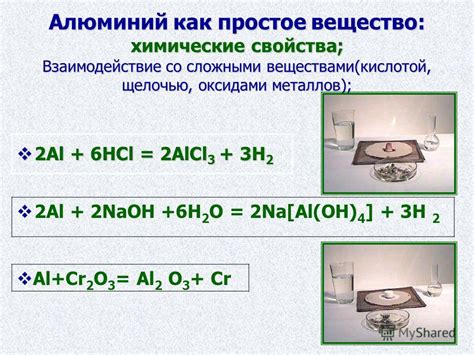 Алюминий: связь между химическим элементом и веществом