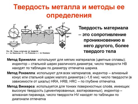 Анализ твердости металлов по роквеллу