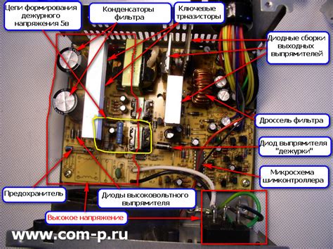 Безопасность при разборе блока питания