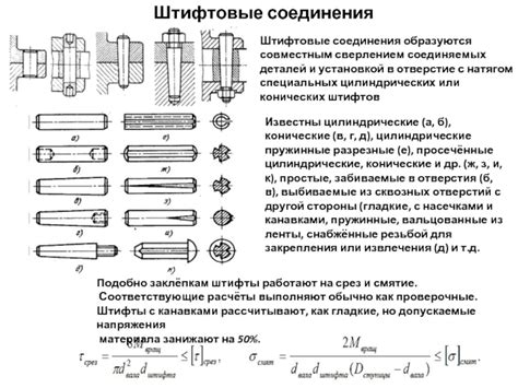 Варианты закрепления при наличии специальных отверстий