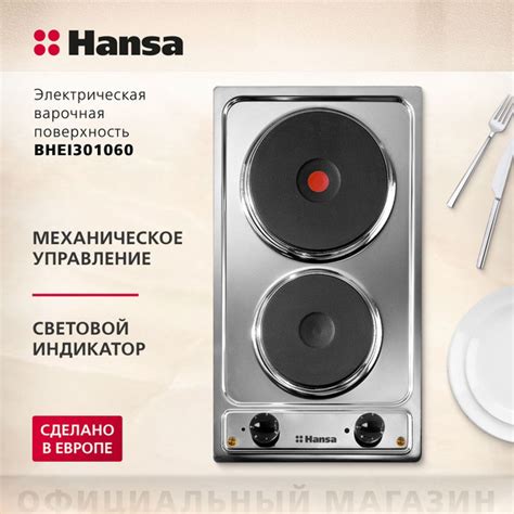 Варочная панель hansa bhei301060 из нержавеющей стали: характеристики и преимущества