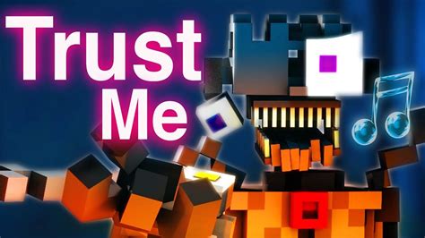 Видеоролики с песней Trust Me FNAF в Minecraft