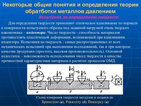 Виды обработки металла давлением