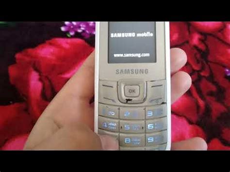 Включение и выключение телефона Samsung 3200