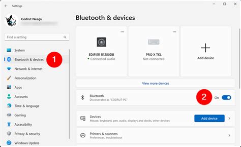 Включите Bluetooth на компьютере и телефоне