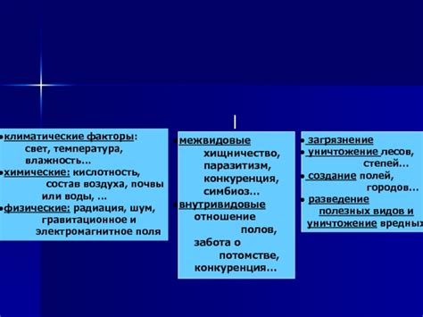 Влажность, температура, кислотность и другие факторы