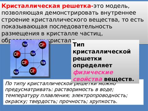 Влияние строения кристаллической решетки на электропроводность