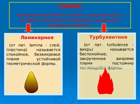 Влияние цвета пламени на процессы горения