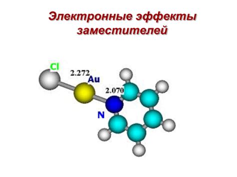 Влияние электронного строения на свойства комплексов