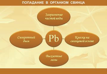 Воздействие на организм веществ, содержащих металлы