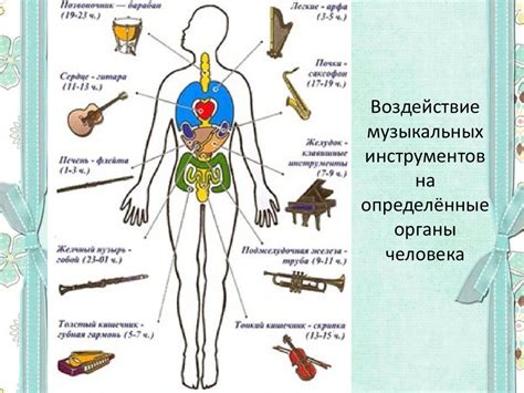 Воздействие на органы человека