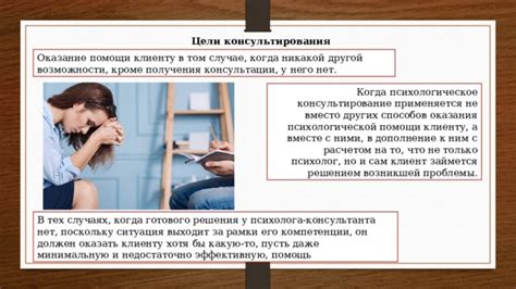 Возможности оперативной консультации и помощи