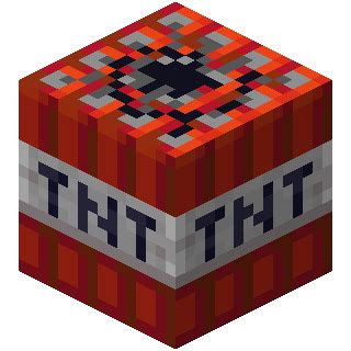 Воодушевляющие снимки моментов взрыва TNT блока в Minecraft