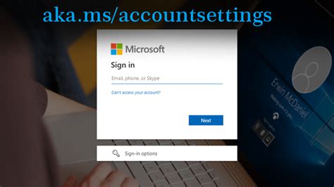 Вход в Aka ms accountsettings