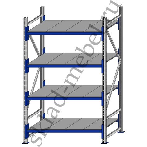Выберите стеллаж оцинкованный ск 1000х500х2050 мм с 4 полками