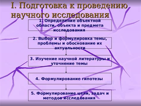 Выбор и подготовка предмета