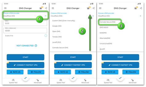 Выбор телефона ZTE в DNS