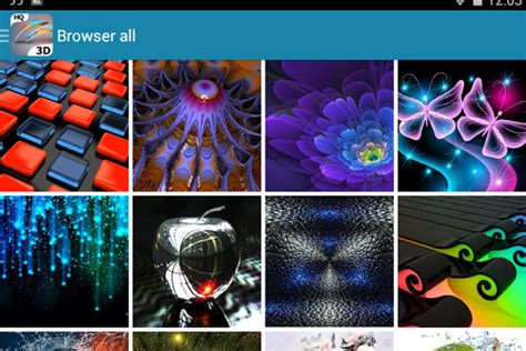 Выбор трехмерных обоев для телефона