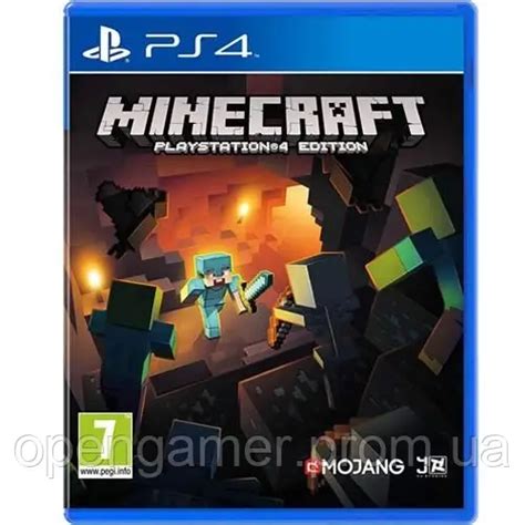 Где купить диск Minecraft для PS4?