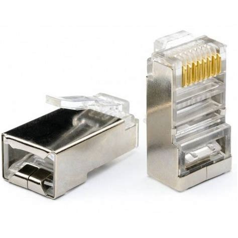 Где купить металлические коннекторы RJ45 Cat 6 FTP