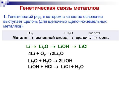 Генетическая природа металлов