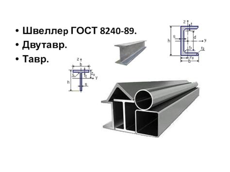 Геометрическая несимметричность швеллера