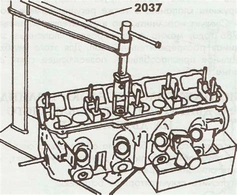 Демонтаж головки блока цилиндров
