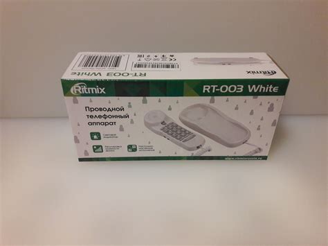 Дизайн и внешний вид телефона Ritmix RT 003 White