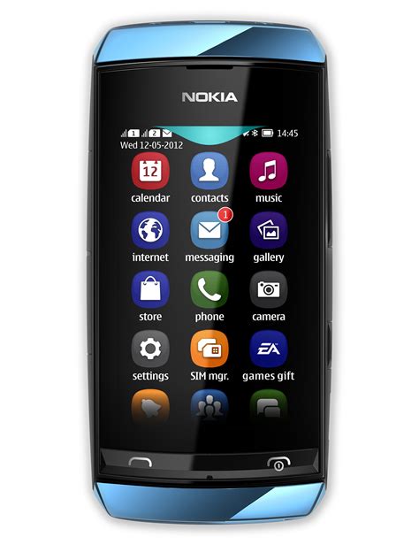 Дизайн и экран телефона Nokia Asha 305