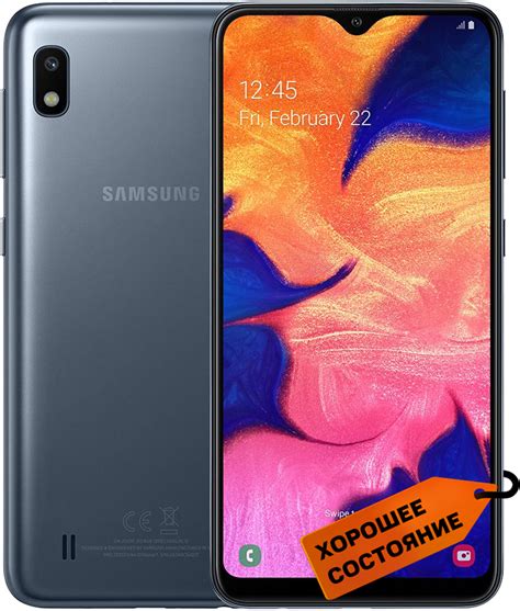 Дисплей и дизайн Samsung Galaxy A10