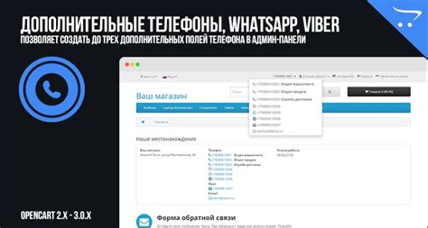 Дополнительные телефоны для специфических вопросов