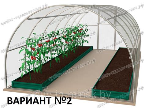 Дополнительные элементы для теплицы 6 на 3 метра