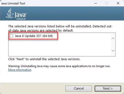 Загрузите установочный файл Java 8 Update 45