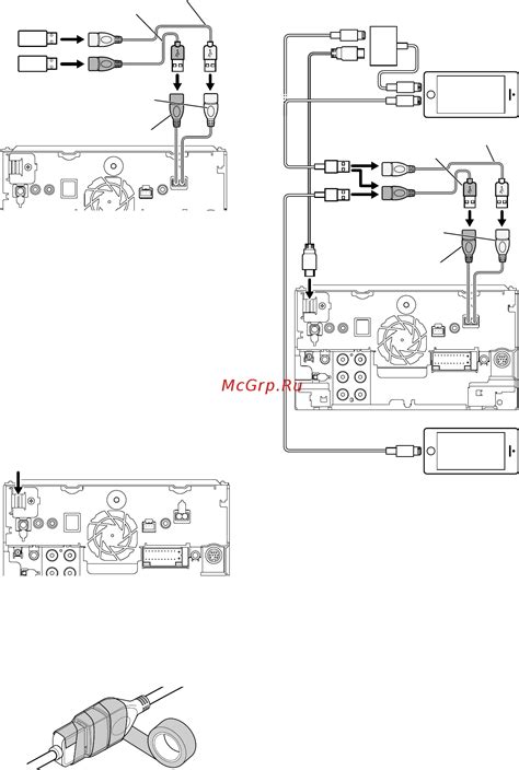 Закрепление кабеля USB для надежной фиксации