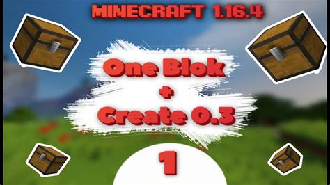 Запуск игры с модом One Block