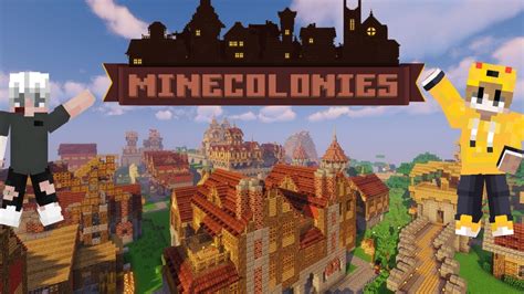 Запуск игры с модом minecolonies