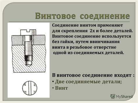 Зачем используется винт с такими характеристиками?