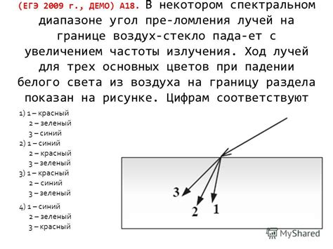 Значение частоты излучения при падении на металл