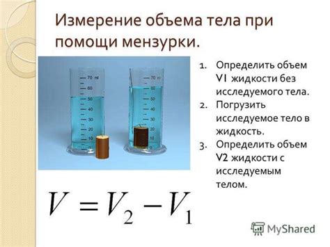 Измерение объема