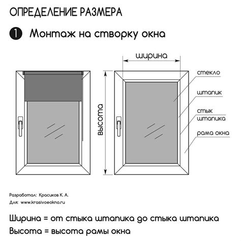 Измерение окна и расчет размеров решетки