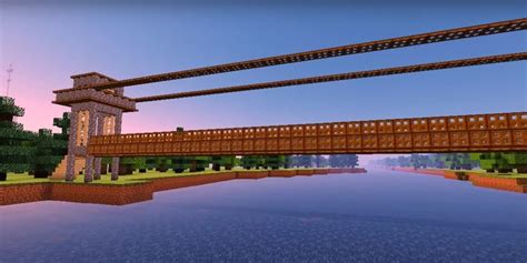 Интересные мосты в Minecraft