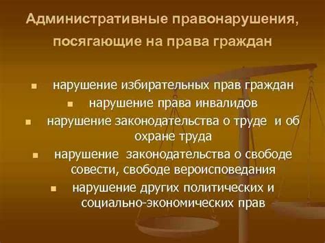 Информация о правонарушениях и штрафах