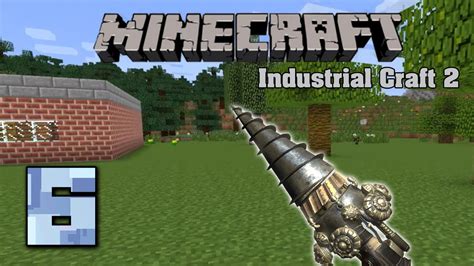 Использование бура в Minecraft Industrial Craft 2