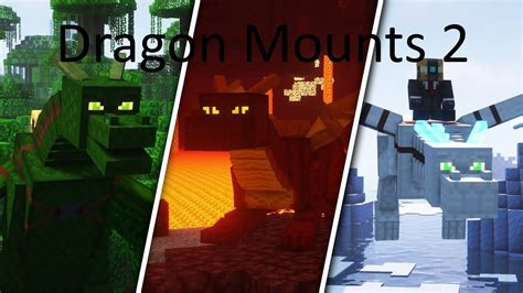 Использование драконов в моде Dragon Mounts 2