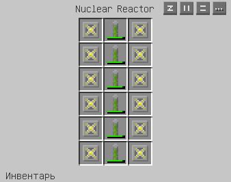 Использование реактора в Майнкрафт для получения энергии