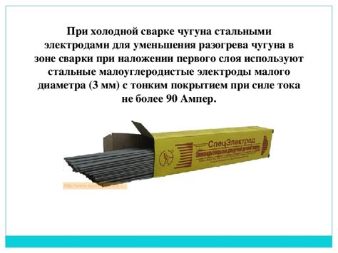 Использование электродов для сварки