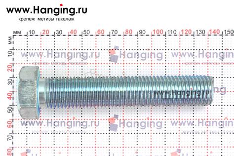 Исследуем внешний вид и размеры болта оцинкованного дин 933